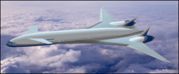 the Sonic Cruiser, Illustration courtesy of Boeing
